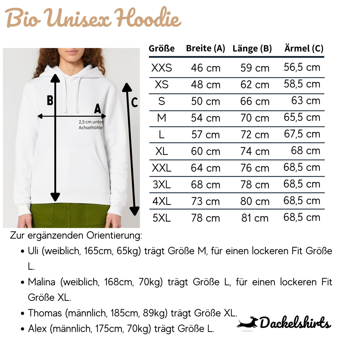 Revierkönig (Rauhaar) - Bio Unisex Hoodie