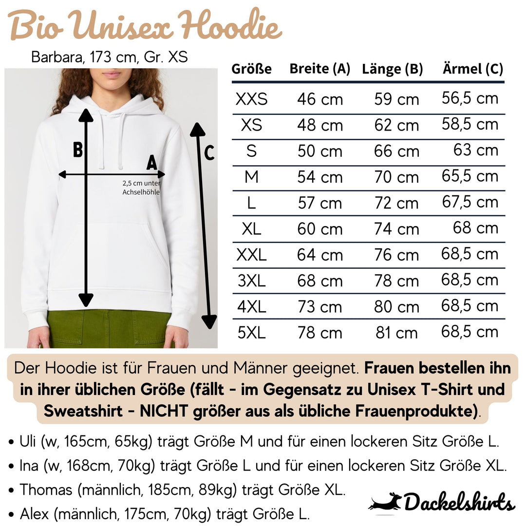 Dackelclub (Kurzhaar)- Bio Unisex Hoodie