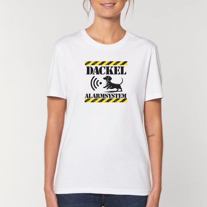 Dackel Alarmsystem (Kurzhaar) - Bio Unisex T-Shirt