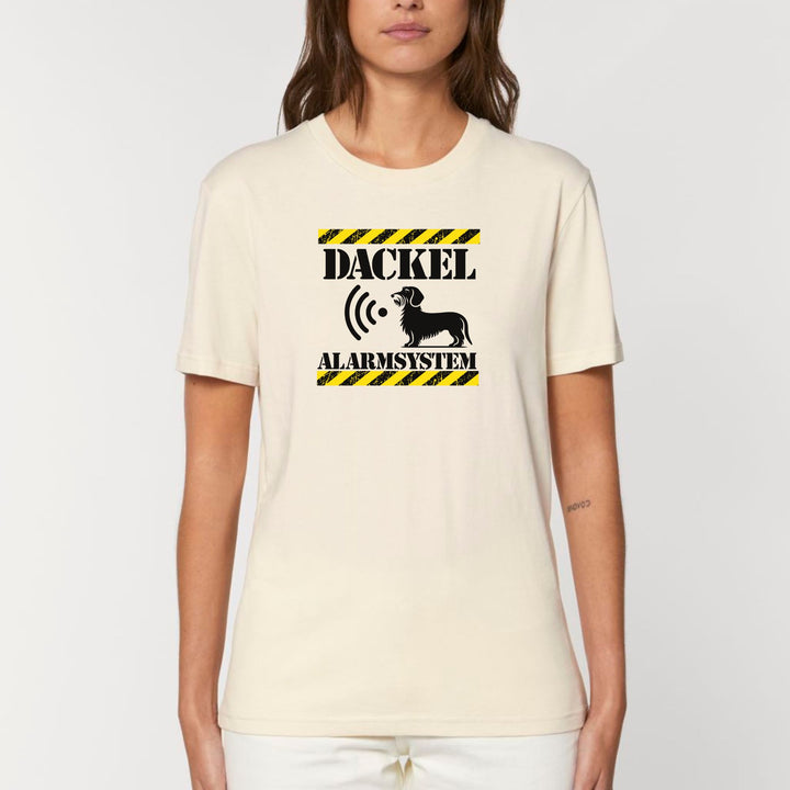 Dackel Alarmsystem (Rauhaar) - Bio Unisex T-Shirt