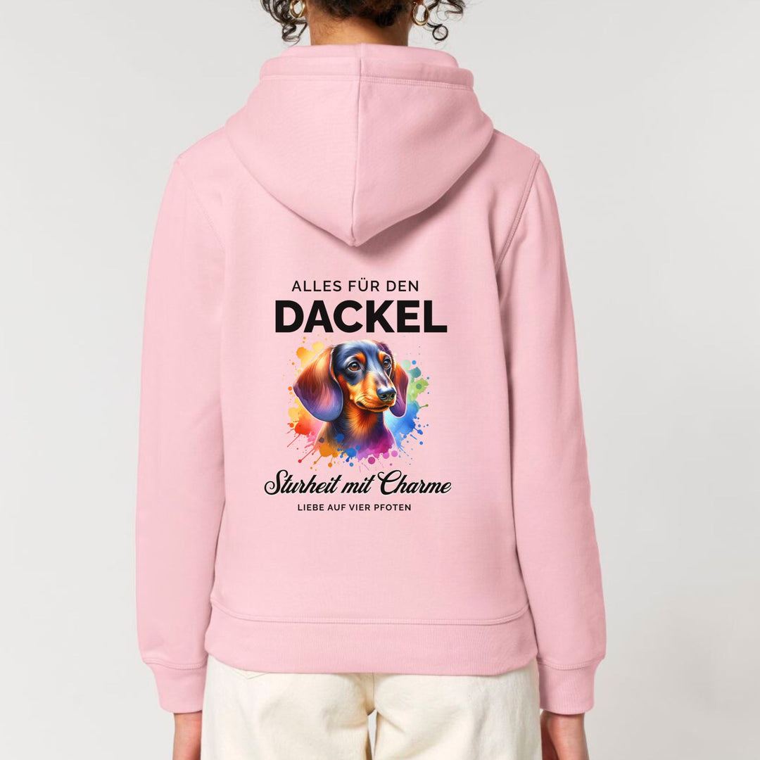 Alles für den Dackel (Kurzhaar) - Bio Unisex Hoodie