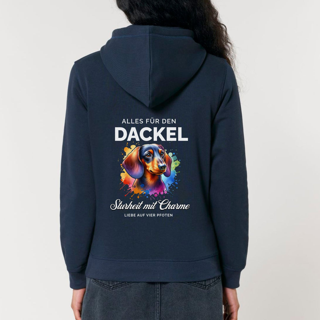 Alles für den Dackel (Kurzhaar) - Bio Unisex Hoodie