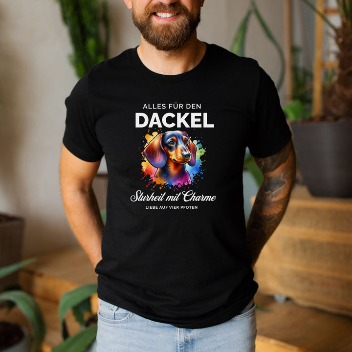 Alles für den Dackel (Kurzhaar) - Bio Unisex T-Shirt