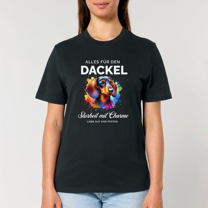 Alles für den Dackel (Kurzhaar) - Bio Unisex T-Shirt