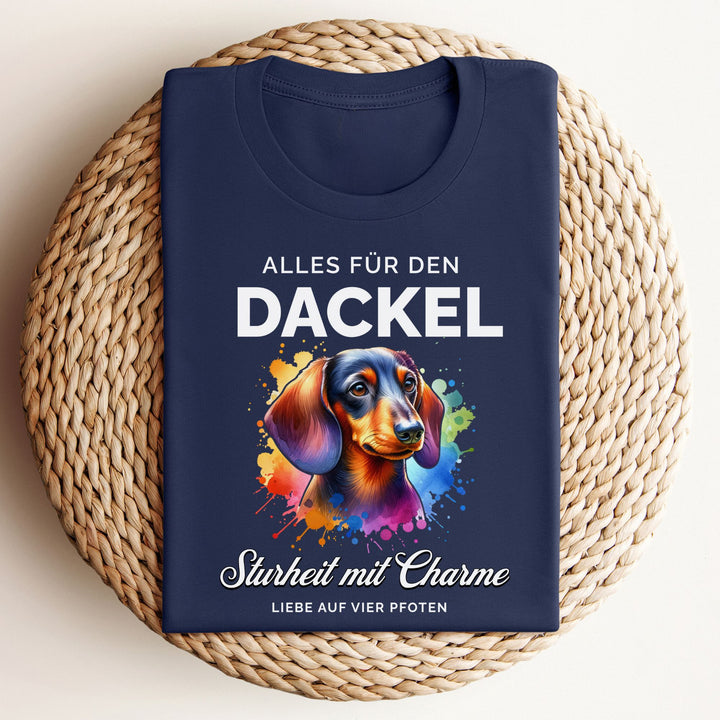 Alles für den Dackel (Kurzhaar) - Bio Unisex T-Shirt