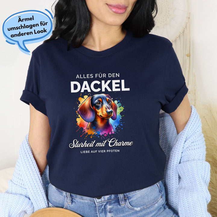 Alles für den Dackel (Kurzhaar) - Bio Unisex T-Shirt