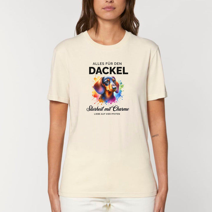 Alles für den Dackel (Kurzhaar) - Bio Unisex T-Shirt