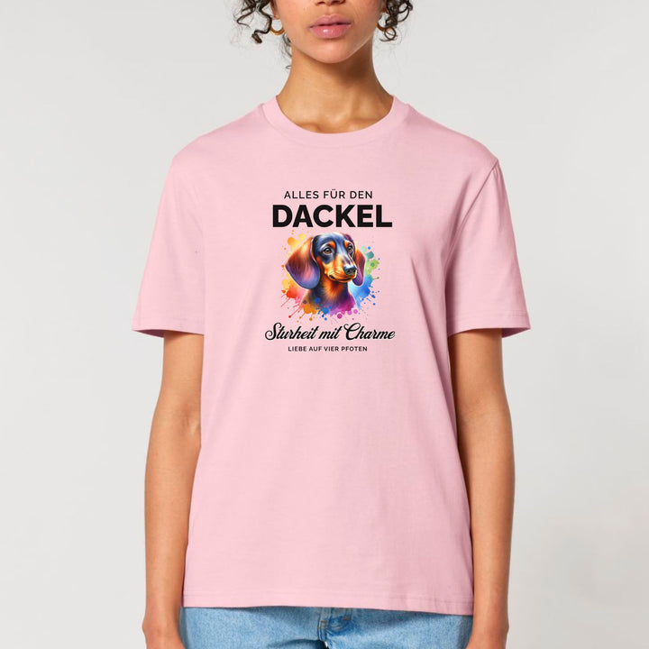 Alles für den Dackel (Kurzhaar) - Bio Unisex T-Shirt