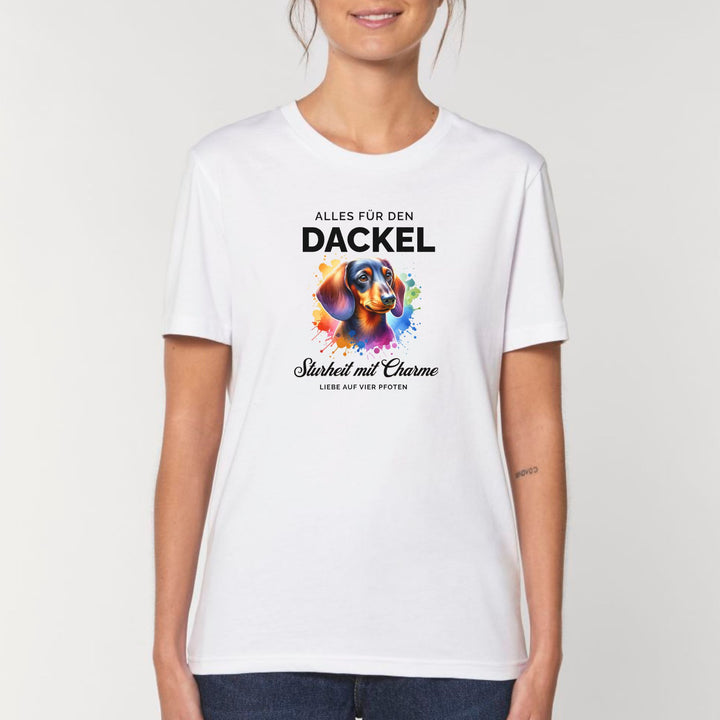 Alles für den Dackel (Kurzhaar) - Bio Unisex T-Shirt