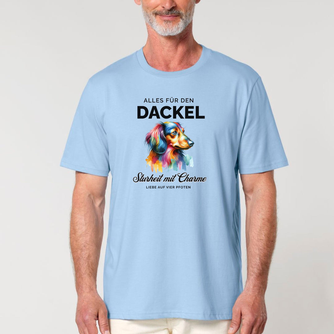 Alles für den Dackel (Langhaar) - Bio Unisex T-Shirt