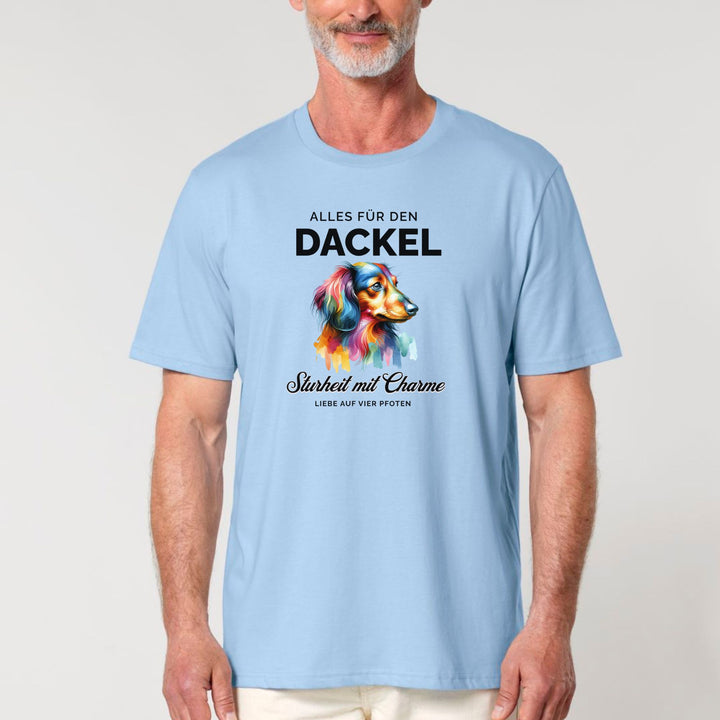 Alles für den Dackel (Langhaar) - Bio Unisex T-Shirt