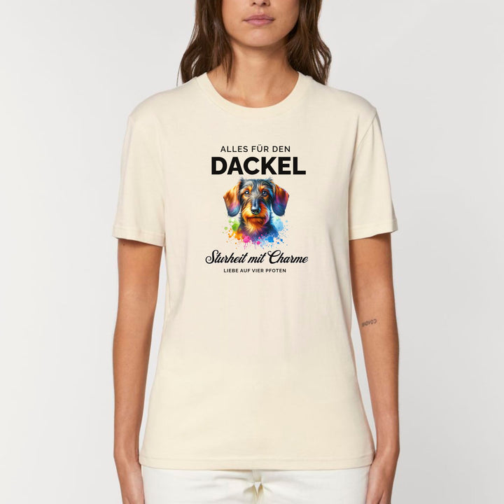 Alles für den Dackel (Rauhaar) - Bio Unisex T-Shirt