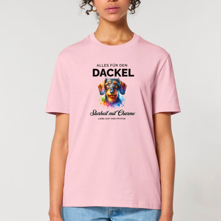 Alles für den Dackel (Rauhaar) - Bio Unisex T-Shirt