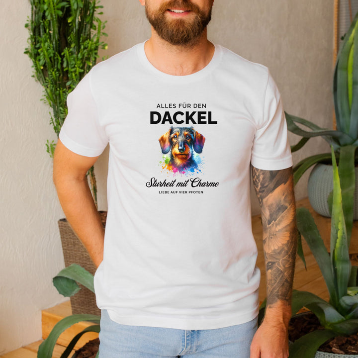 Alles für den Dackel (Rauhaar) - Bio Unisex T-Shirt