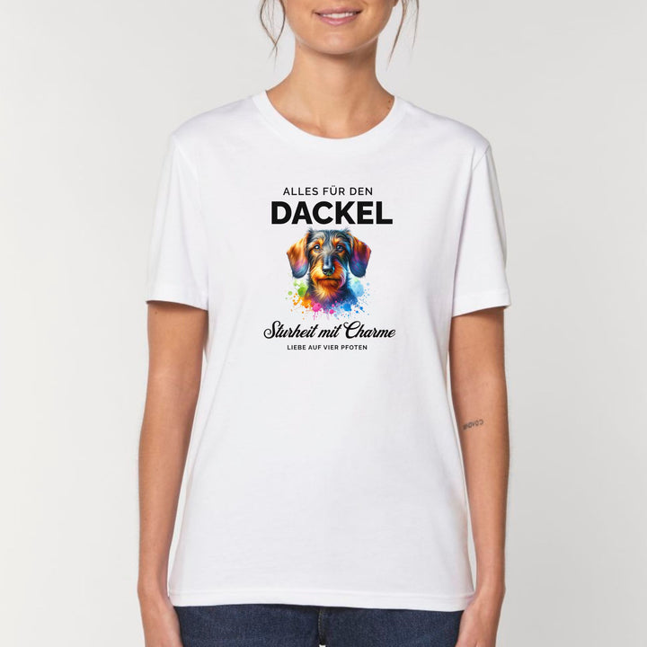 Alles für den Dackel (Rauhaar) - Bio Unisex T-Shirt