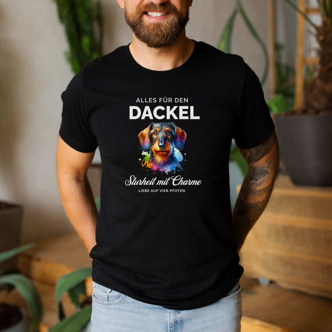 Alles für den Dackel (Rauhaar) - Bio Unisex T-Shirt