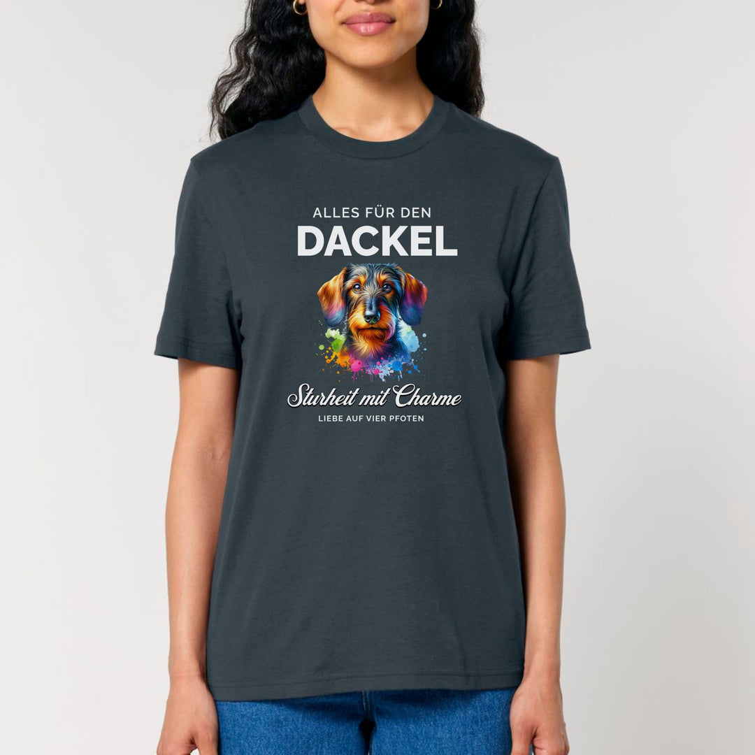 Alles für den Dackel (Rauhaar) - Bio Unisex T-Shirt