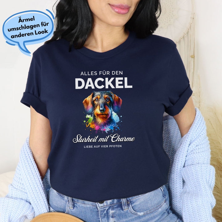 Alles für den Dackel (Rauhaar) - Bio Unisex T-Shirt