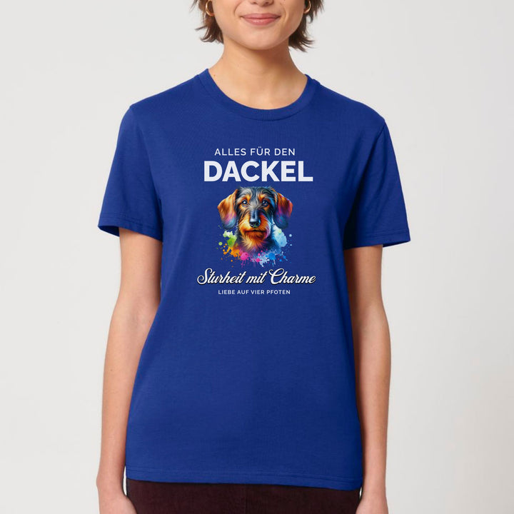 Alles für den Dackel (Rauhaar) - Bio Unisex T-Shirt