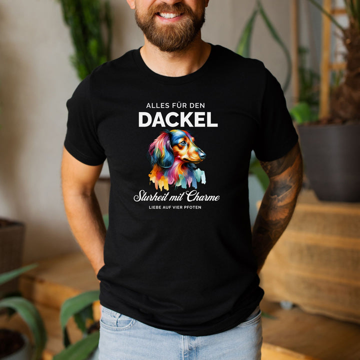 Alles für den Dackel (Langhaar) - Bio Unisex T-Shirt