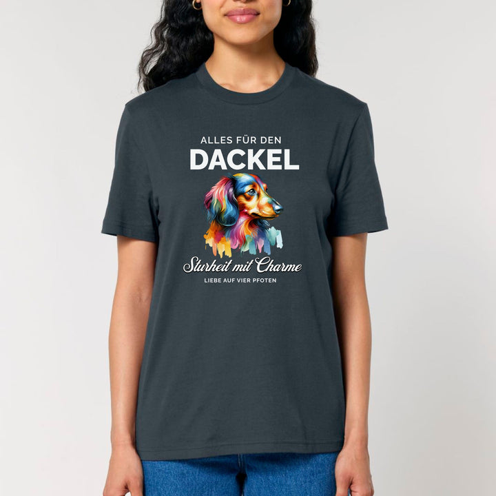 Alles für den Dackel (Langhaar) - Bio Unisex T-Shirt