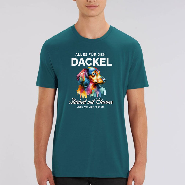 Alles für den Dackel (Langhaar) - Bio Unisex T-Shirt