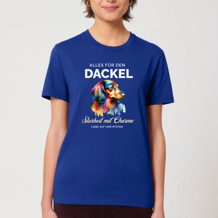 Alles für den Dackel (Langhaar) - Bio Unisex T-Shirt