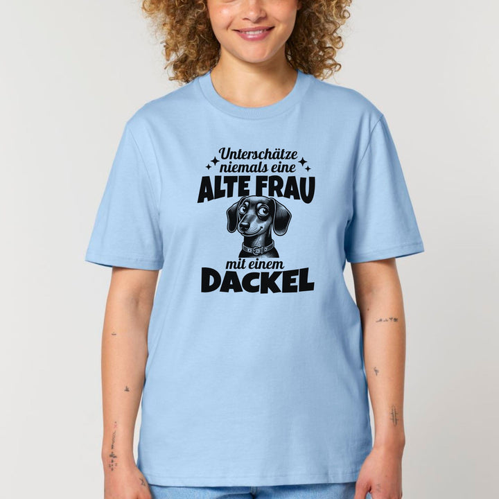 Alte Frau (Kurzhaar) - Bio Unisex T-Shirt