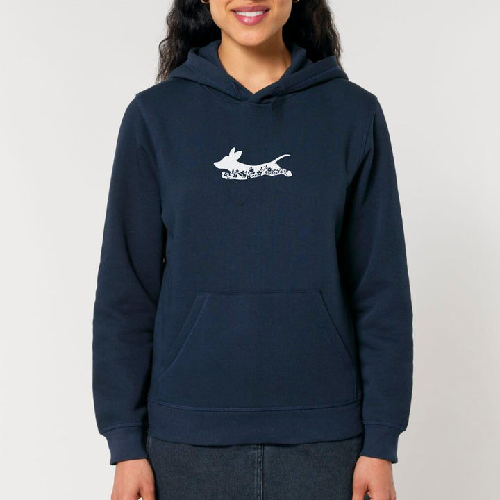 Blumendackel springt - Bio Unisex Hoodie