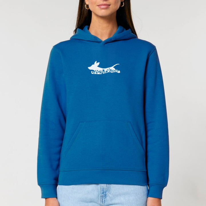 Blumendackel springt - Bio Unisex Hoodie