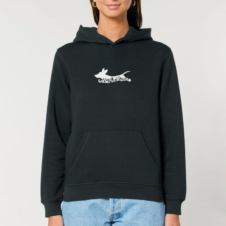 Blumendackel springt - Bio Unisex Hoodie