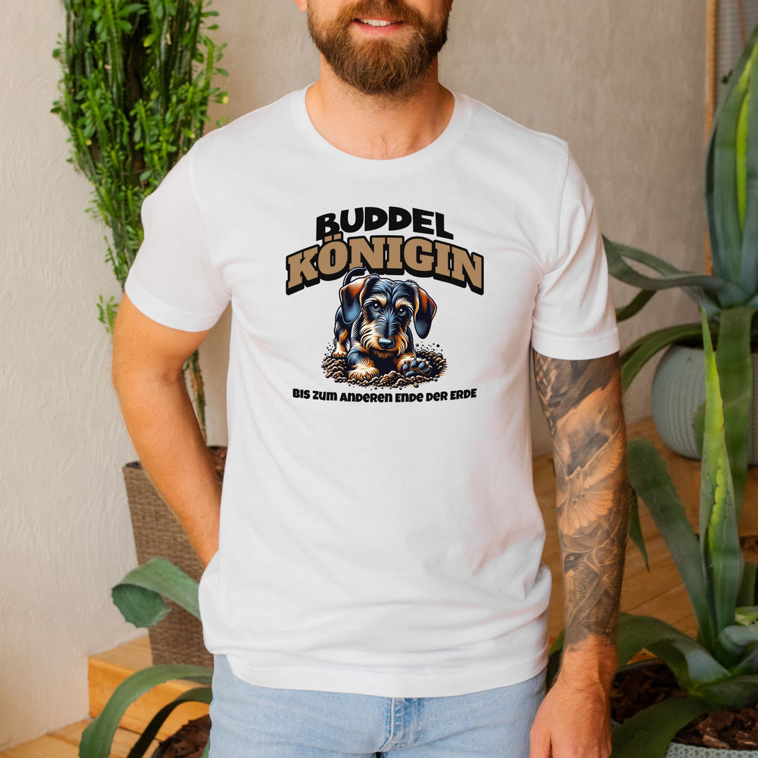 Buddelkönigin (Rauhaar) - Bio Unisex T-Shirt