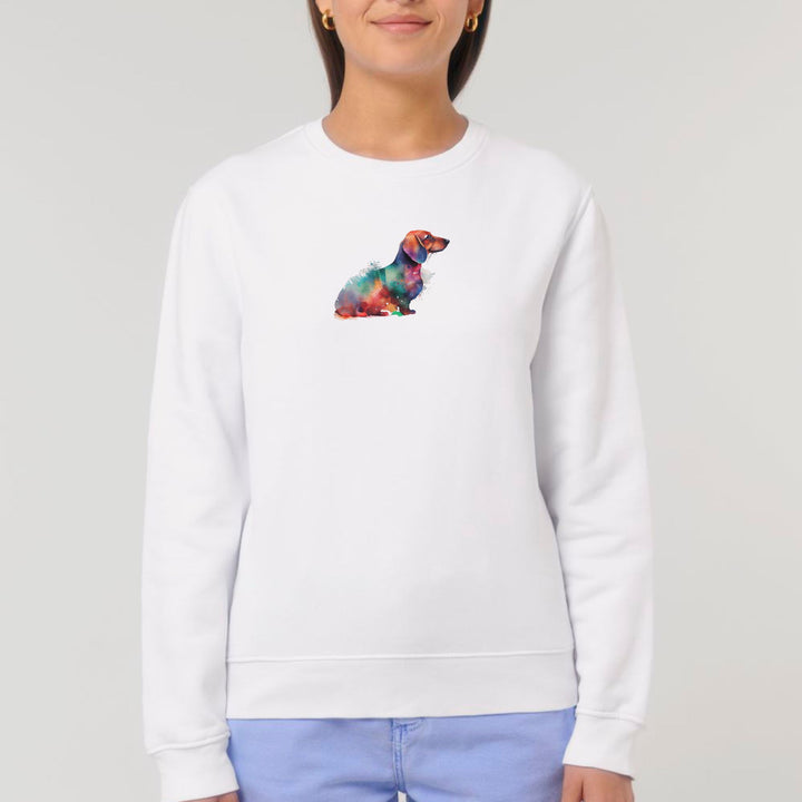 Bunter Dackel - Bio Unisex Sweatshirt