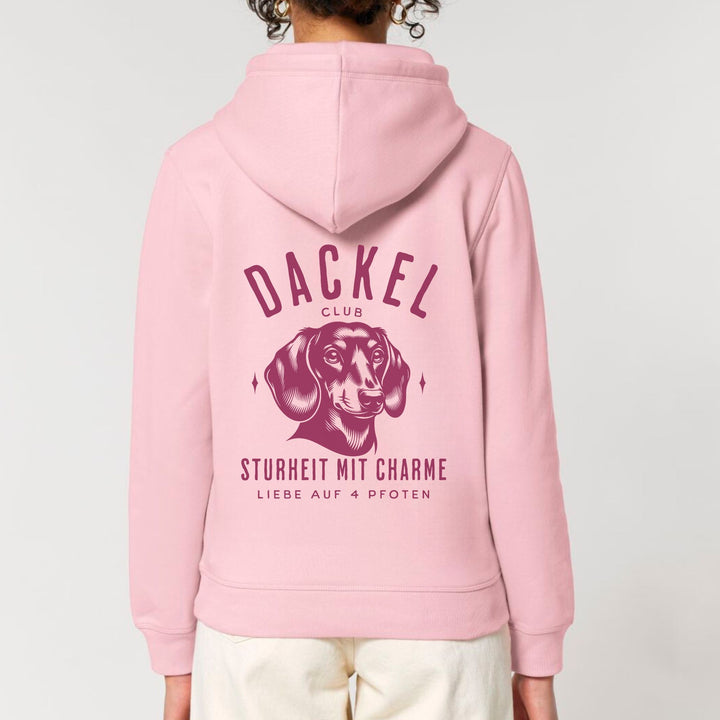 Dackelclub (Kurzhaar) pink - Bio Unisex Hoodie