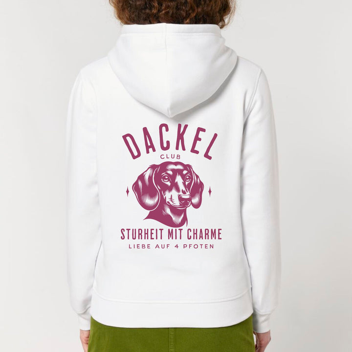 Dackelclub (Kurzhaar) pink - Bio Unisex Hoodie