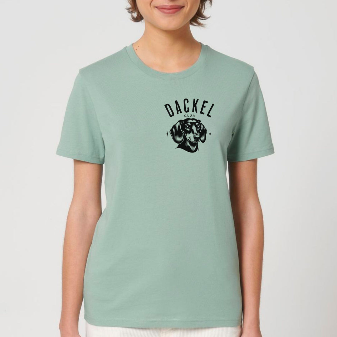 Dackelclub (Kurzhaar) - Bio Unisex T-Shirt (Front- und Backprint)