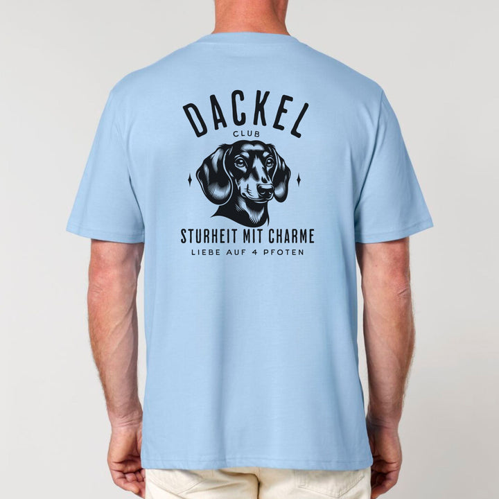 Dackelclub (Kurzhaar) - Bio Unisex T-Shirt (Front- und Backprint)