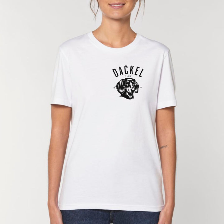 Dackelclub (Kurzhaar) - Bio Unisex T-Shirt (Front- und Backprint)