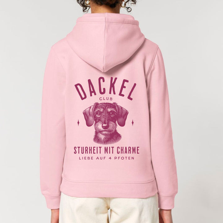 Dackelclub (Rauhaar) pink - Bio Unisex Hoodie