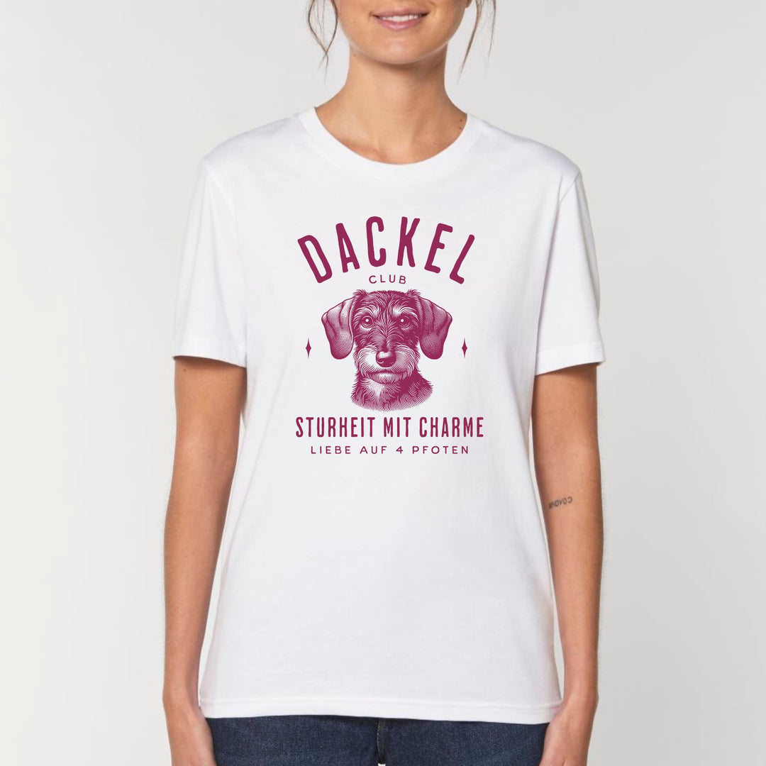 Dackelclub (Rauhaar) pink - Bio Unisex T-Shirt