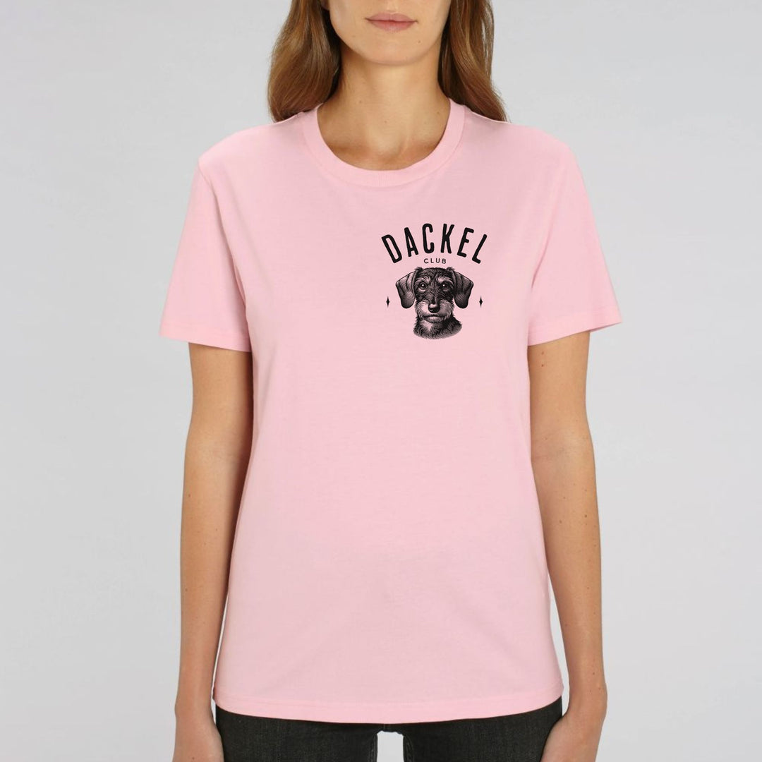 Dackelclub (Rauhaar) - Bio Unisex T-Shirt (Front- und Backprint)