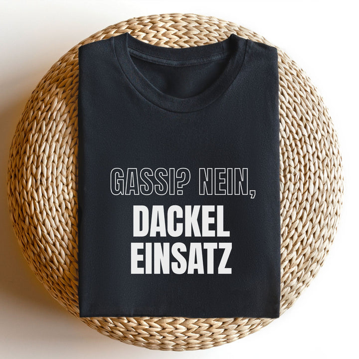 Dackel Einsatz - Bio Unisex T-Shirt