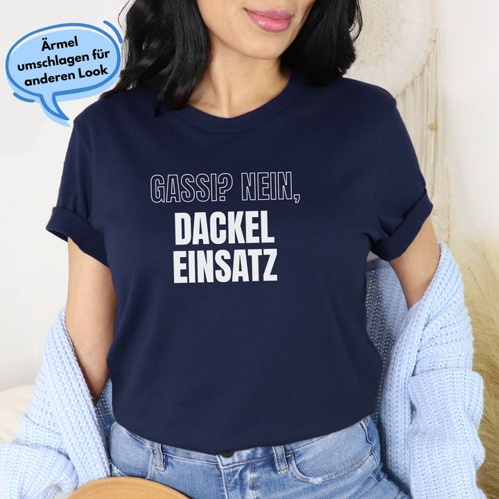 Dackel Einsatz - Bio Unisex T-Shirt