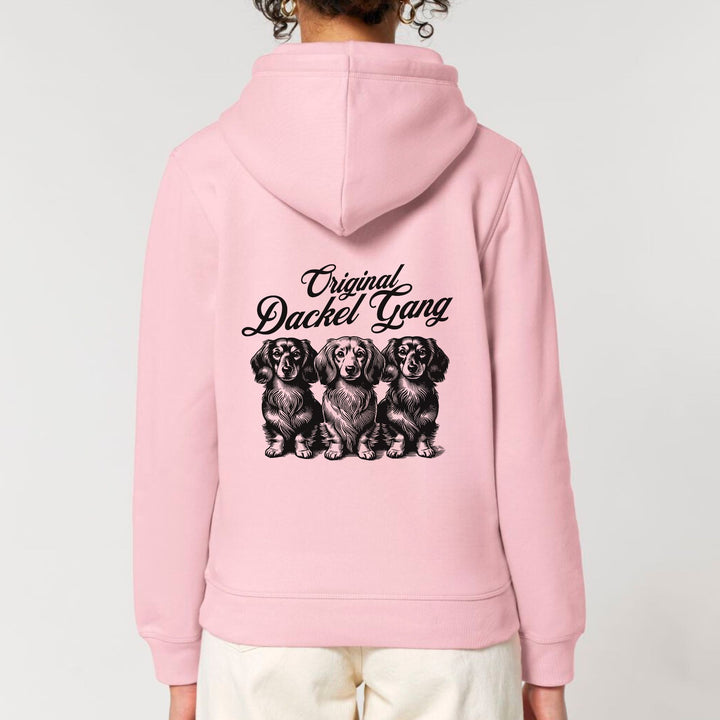 Dackel Gang (Langhaar) - Bio Unisex Hoodie