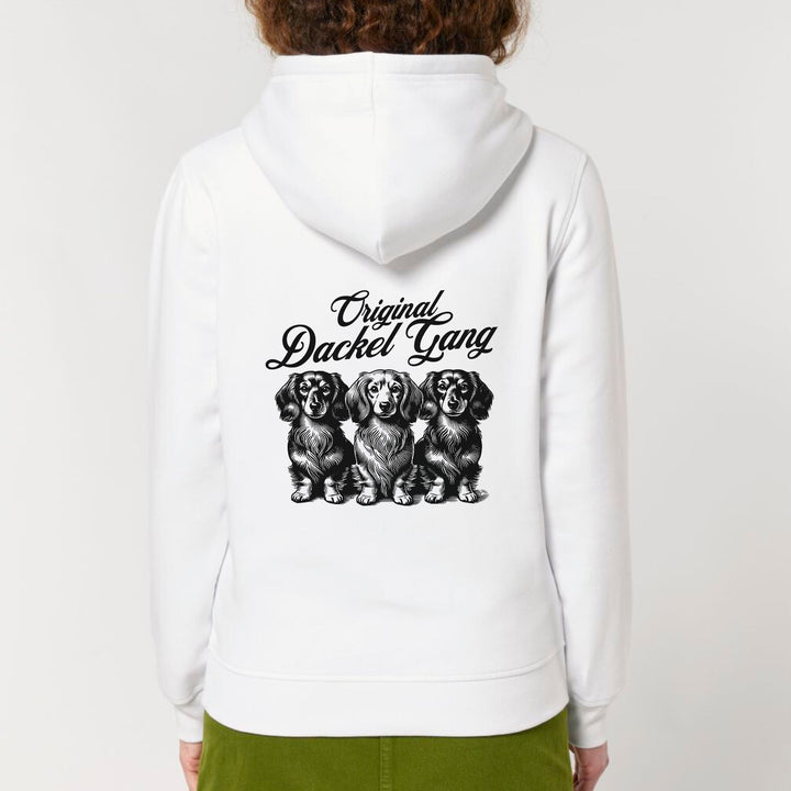 Dackel Gang (Langhaar) - Bio Unisex Hoodie