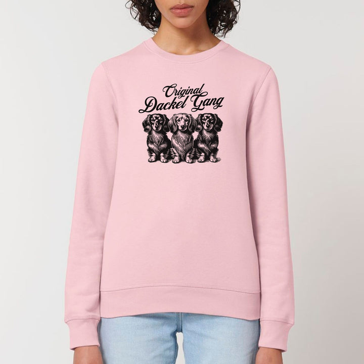 Dackel Gang (Langhaar) - Bio Unisex Sweatshirt