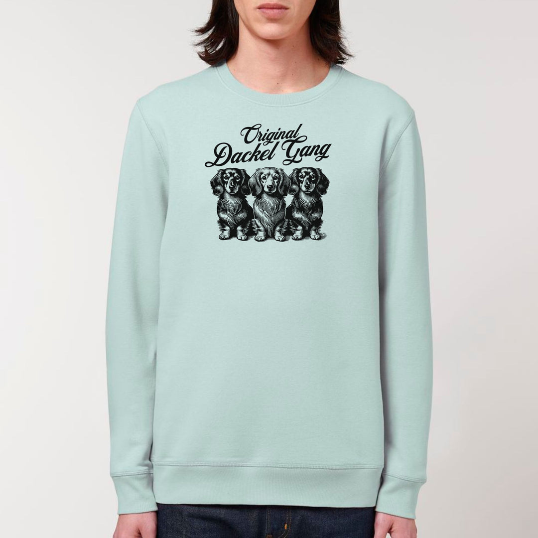 Dackel Gang (Langhaar) - Bio Unisex Sweatshirt