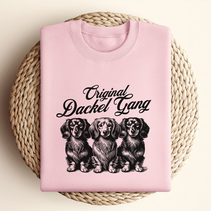 Dackel Gang (Langhaar) - Bio Unisex Sweatshirt