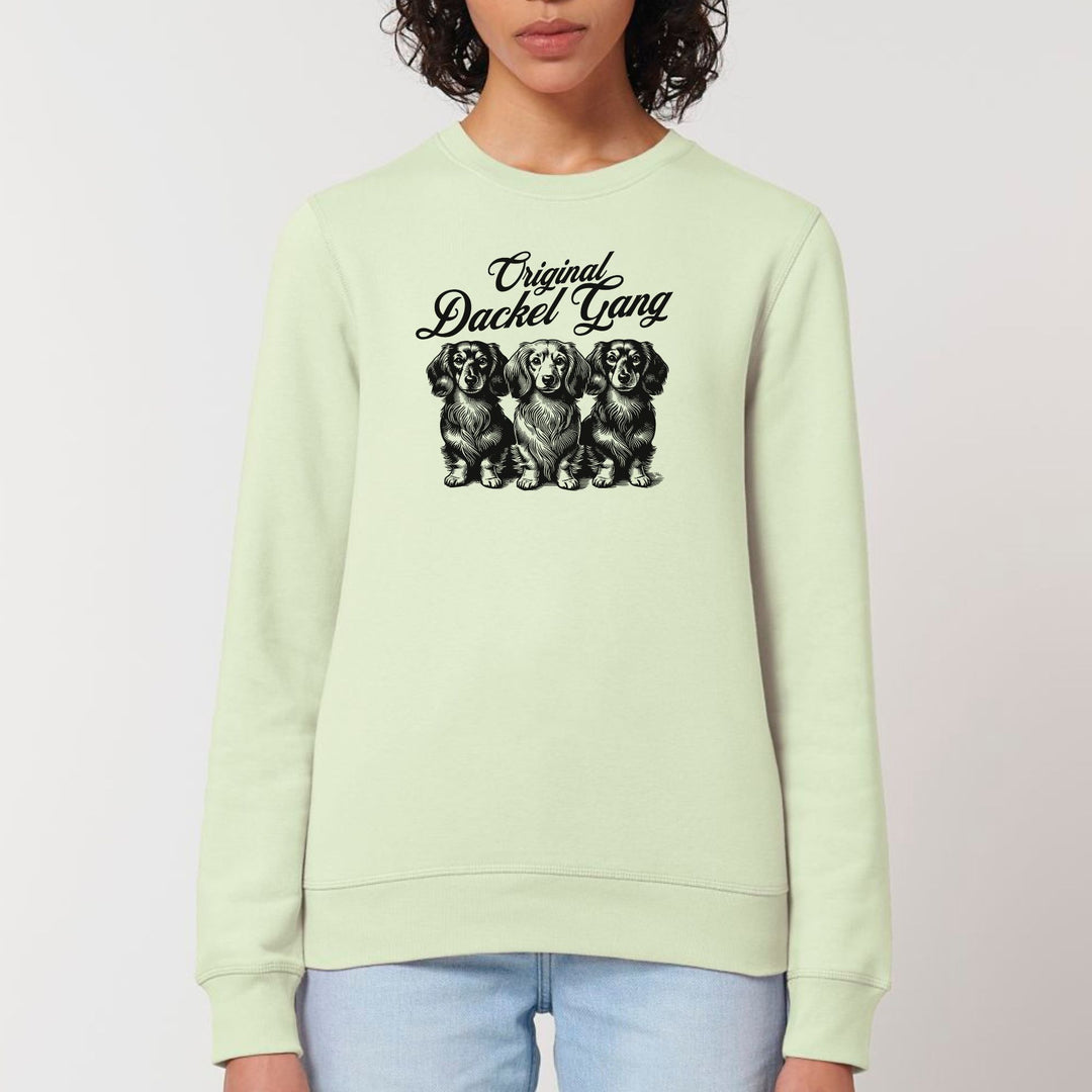 Dackel Gang (Langhaar) - Bio Unisex Sweatshirt