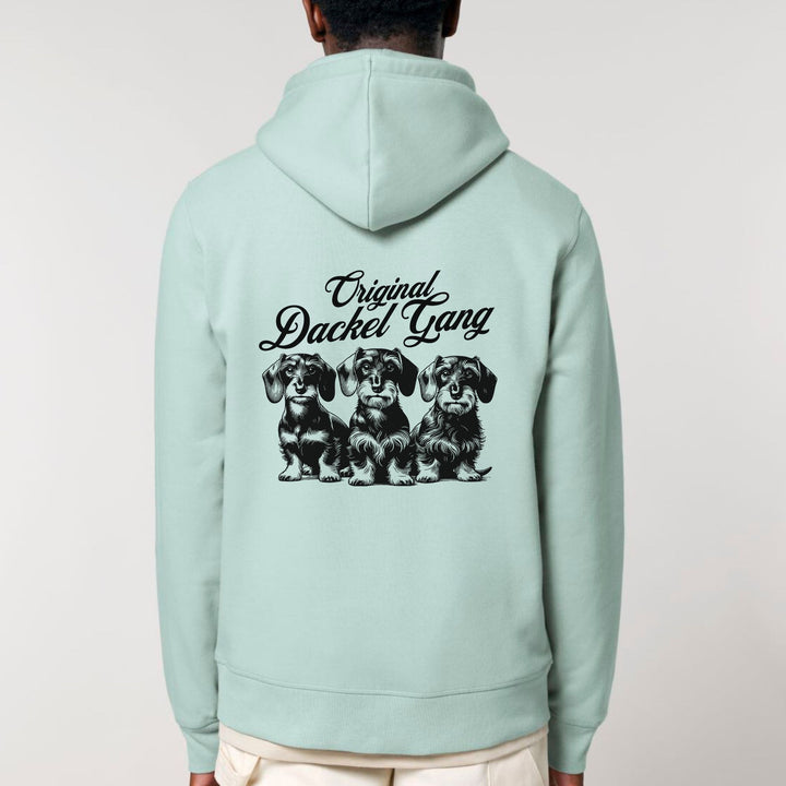 Dackel Gang (Rauhaar) - Bio Unisex Hoodie